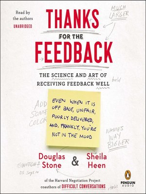 cover image of Thanks for the Feedback